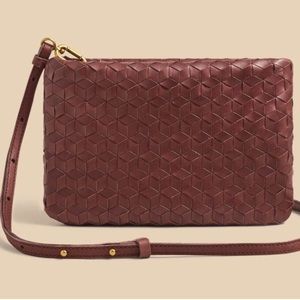 Madewell Puff Ccrossbody Bag chocolate brown NWT